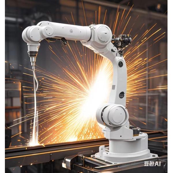 IRC5 Controller Controlled Automatic Welding Robot for Point To Point Control