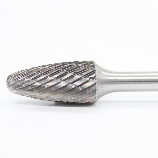 Quality SF Tree Radius End Tungsten Carbide Burr Double Cut 1/4" Shank Die Grinder Bits For Metal Working wholesale