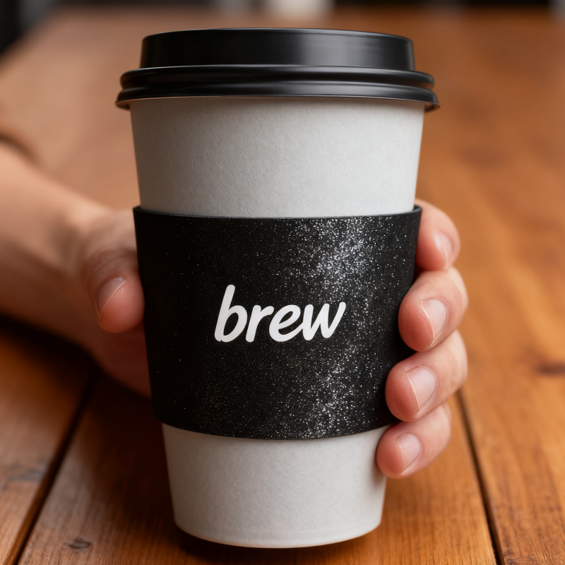 Customized printing logo eco-friendly disposable hot and cold tea coffee paper