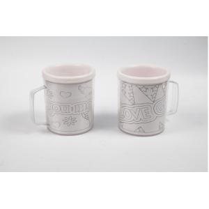 FBAB108 for wholesales double wall pp/ps mug with customized design