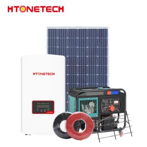 MPPT Controller Hybrid Solar Pv System Monocrystalline 100W