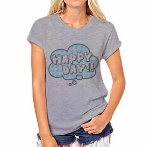 China Plain Blank Short Sleeve Round Neck T Shirt Machine Wash for Women on sale