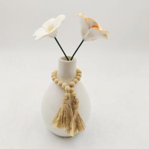 Custom Modern Table Ornament Ceramic Flower container Handmade Glaze And Matte