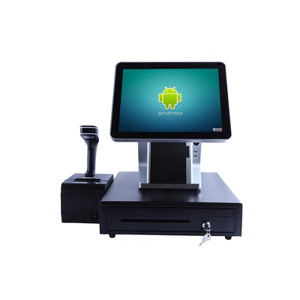 VESA Mountable Touch Screen Till , POS Cashier Machine LED Backlight For Retail