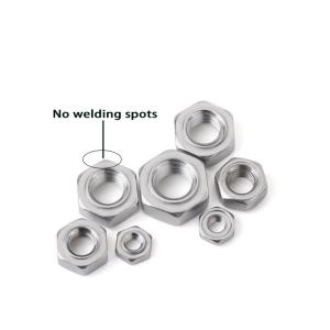 SS304 316 Zinc Coated Hex Weld Nuts M4 M5 M6 M8 M10 M12 ISO GB Mining Spot Weld