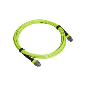 Multi Mode 24-Fiber Lime Green MPO MTP Cable Fiber Optic Cable 20m Length