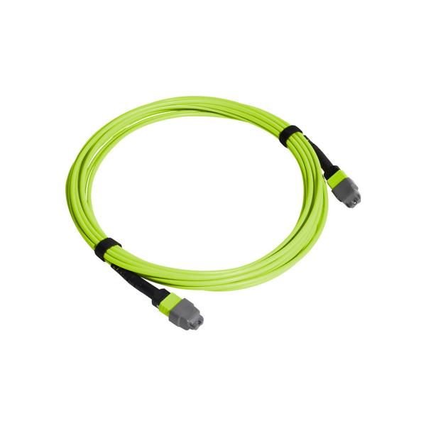 Multi Mode 24-Fiber Lime Green MPO MTP Cable Fiber Optic Cable 20m Length