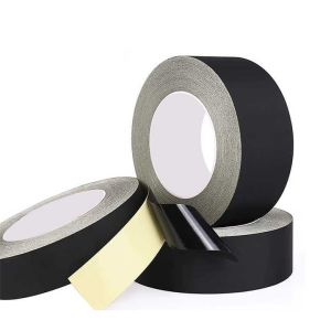 Acetic fabric cloth tape Black high adhesion and can temperatures up to 130℃