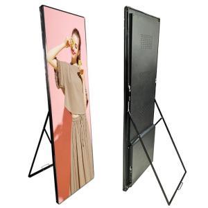 Indoor LED Full Color Poster Screen Rental HD Standing Showcase Mirror Screen