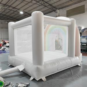 High Quality Pastel Inflatable Rainbow Bounce Castle Inflatable Toddler Kids