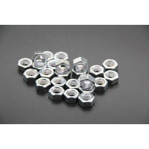 M12 Iso 4032 Grade 8 Steel Hexagon Nut , Flange Zinc Plated Nuts For Widest