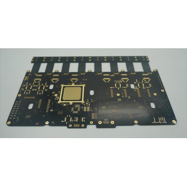 Quality Flexible Rigid Pcb 14L PCB AND 6 Layer FPC Tg170 & Black PI With Blind Holes wholesale