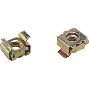 M3-M12 Yellow Zinc Plated  Iron Square Cage Nut For Furniture