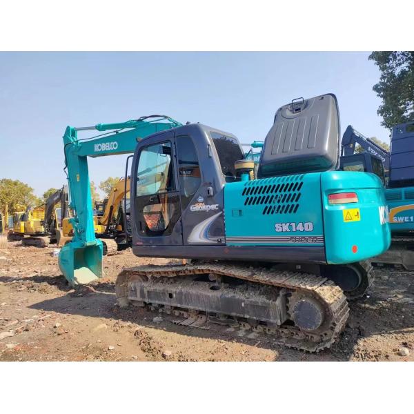 SK140 Used Kobelco Crawler Excavators 74KW Rated Power 14 Tonnage