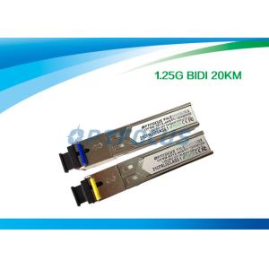 Network Fiber SFP Optical Transceivers Telecom Communication 1.25G Bi-Di 20km SC