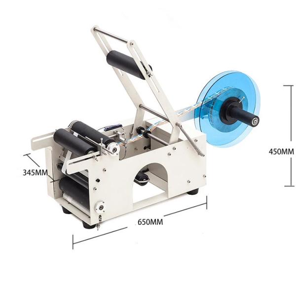 Desktop 5mm Semi Automatic Labelling Machine Sticker 25kg