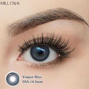 Blue And Purple Colored Contacts Yearly 8.4-8.8mm Base Curve Comfortable