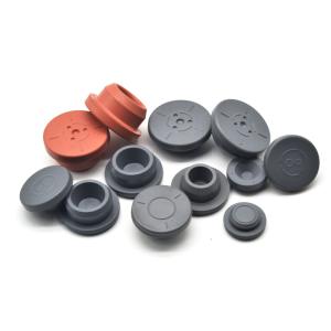 Brown Bromobutyl Rubber Stopper 32mm For Injection Liquid Seal
