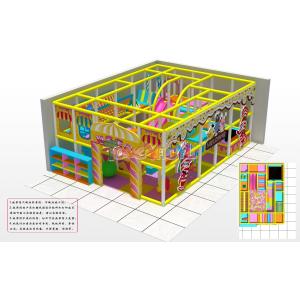 Candy Themed Developmental Playground Durable Indoor Equipment For Physical And