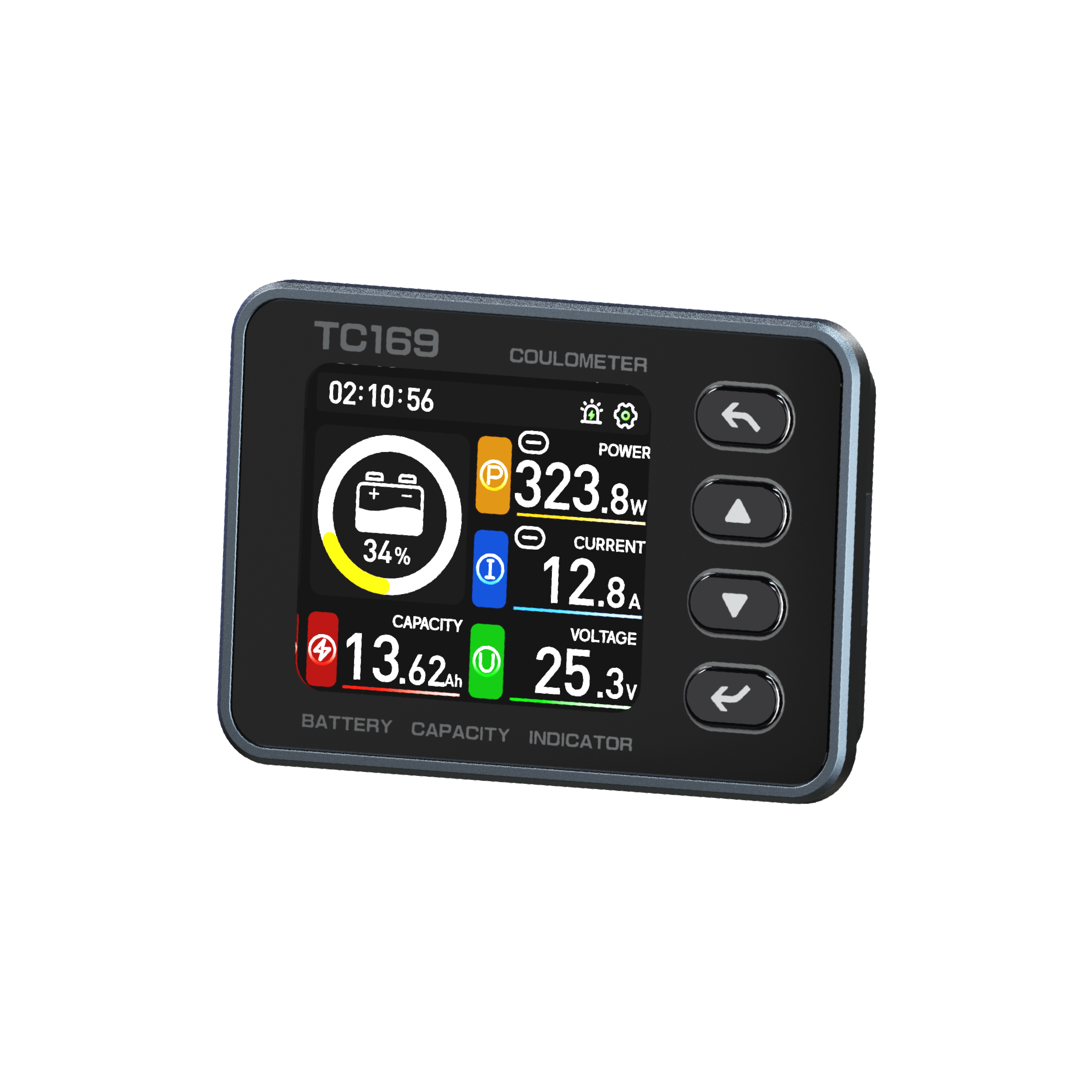 China TC169 1.69 Inch bluetooth battery monitor Electric Wheelchair With Color Screen 8-80V 0-150A on sale