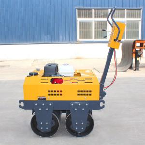 New Walk Behind Small Roller Double Drum Compactor Mini Vibratory Road Roller