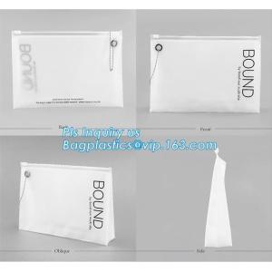 student stationery transparent plastic slider zipper bag, Eco-friendly Slider