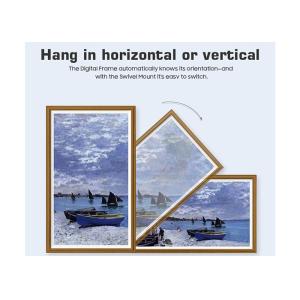 Electronic Intelligent Digital Signage 32In Wifi Wood Photo Frame Video Playing