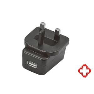 Cheap EN 60601 Certified Medical Power Adapter 5V 2A 12V 24V USB Charger UK Plug for Healthcare Equipment Devices for sale