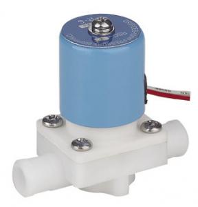 China 24VDC Small PP Electric Solenoid Valve For RO System 1/4 Inch Direct Acting on sale