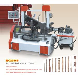 Automatic back knife wood lathe machine for drumsticks baseball bat