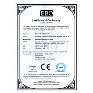 Shenzhen Huge Creation Technology Limited Certifications