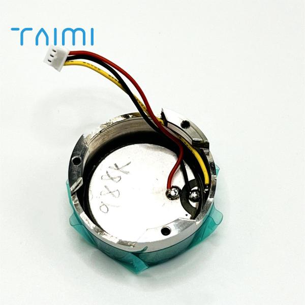 Insulated Steel Head Piezoelectric Ceramic Disc 28mm 2mhz Mirror Polished