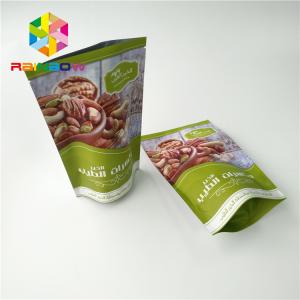 Matte Finished Aluminum Foil Stand Up Pouch Edible Fruit Jerky Packaging Custom