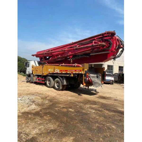Provide After-sales Service Sy 49 Meter Truck-Mounted Concrete Pump on Mercedes Benz