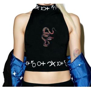 Smooth Edge 7x10cm Snake Iron On Patches For Jeans Decorative