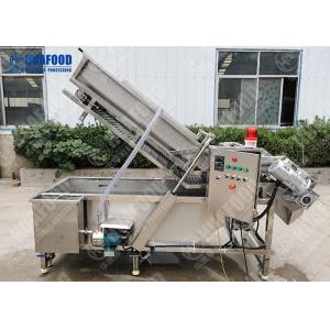 Vegetable Fruit SUS304 500kg/h Air Bubble Washing Machine