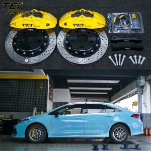 China Front Big Brake Kit 4 Piston Caliper With 300x27mm Rotor BBK Auto Brake System For Toyota ALLION  16 Inch Car Rim on sale