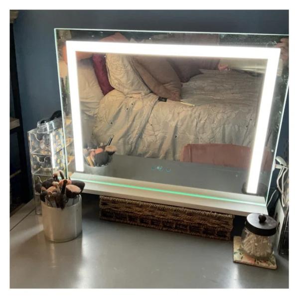 Mounted Hollywood Bathroom Mirror Electric Magnifying With Light