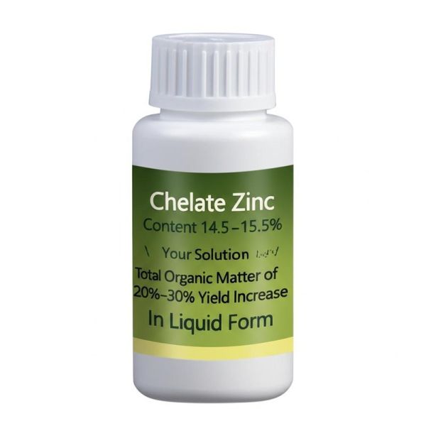 Quality Chelate Zinc Content 14.5-15.5% and Total Organic Matter of ≥50% Your Solution for 20%-30% Yield Increase in Liquid Form wholesale