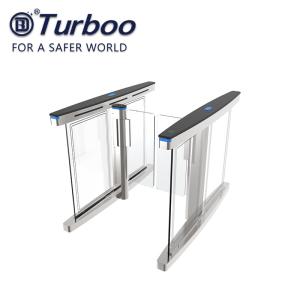Automatic Access Control Turnstile Gate Transparent Acrylic Arm With Brushed