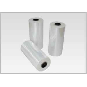 China 78% Shrinkage 40MIC Clear PET Plastic Shrink Film For Shrink Sleeve Labels Material on sale