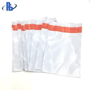 Cheap Custom Tamper Evident Security Bags With Unique Tracking Code / Barcode for sale