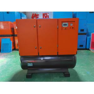 20 Hp Screw Compact Air Compressor Variable Speed Tank Mounted