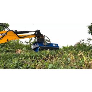 220-650KG Excavator Flail Mower With Adjustable Cutting And ISO9001 Certificatio