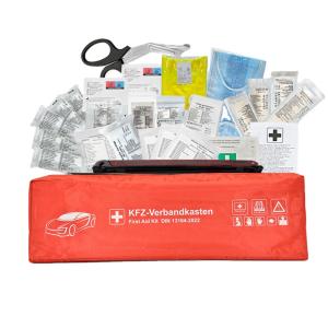 Manual First-Aid Bag With Automotive Safety Vest Power Source for First-Aid