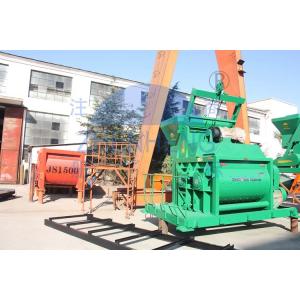 Building Mobile Concrete Mixer Truck, Green Mini Electrical JS1000 Concrete