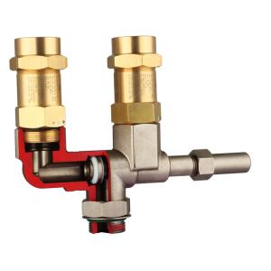 Cheap -29℃～+140℃ Refrigeration 3 Way Valve -0.3~5.0MPa Set Pressure 2Postion for sale