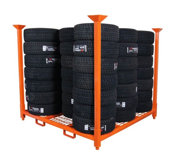 Quality Logistic Central Bulk Stackable Racks Storage With Wire Mesh Decking wholesale