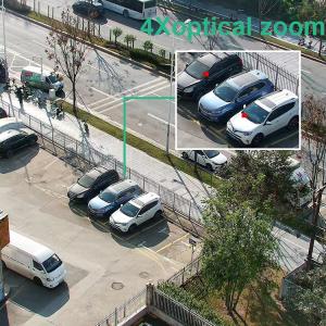 YGHT 4X 8MP Metal PTZ IP Camera with 4X Zoom, Vehicle/Human Detection, Two-Way