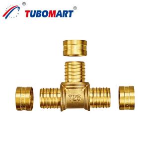 Cheap Cross Linked Polyethylene PEX Crimp Fitting Lead Free From 1/2 Inch To 1 Inch for sale